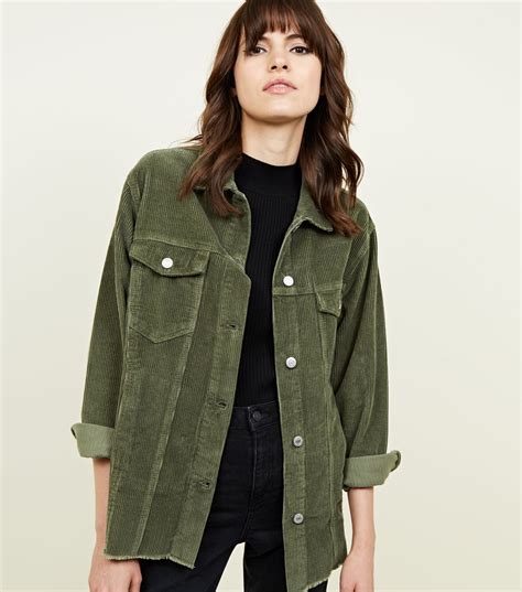 corduroy jacket women's oversized